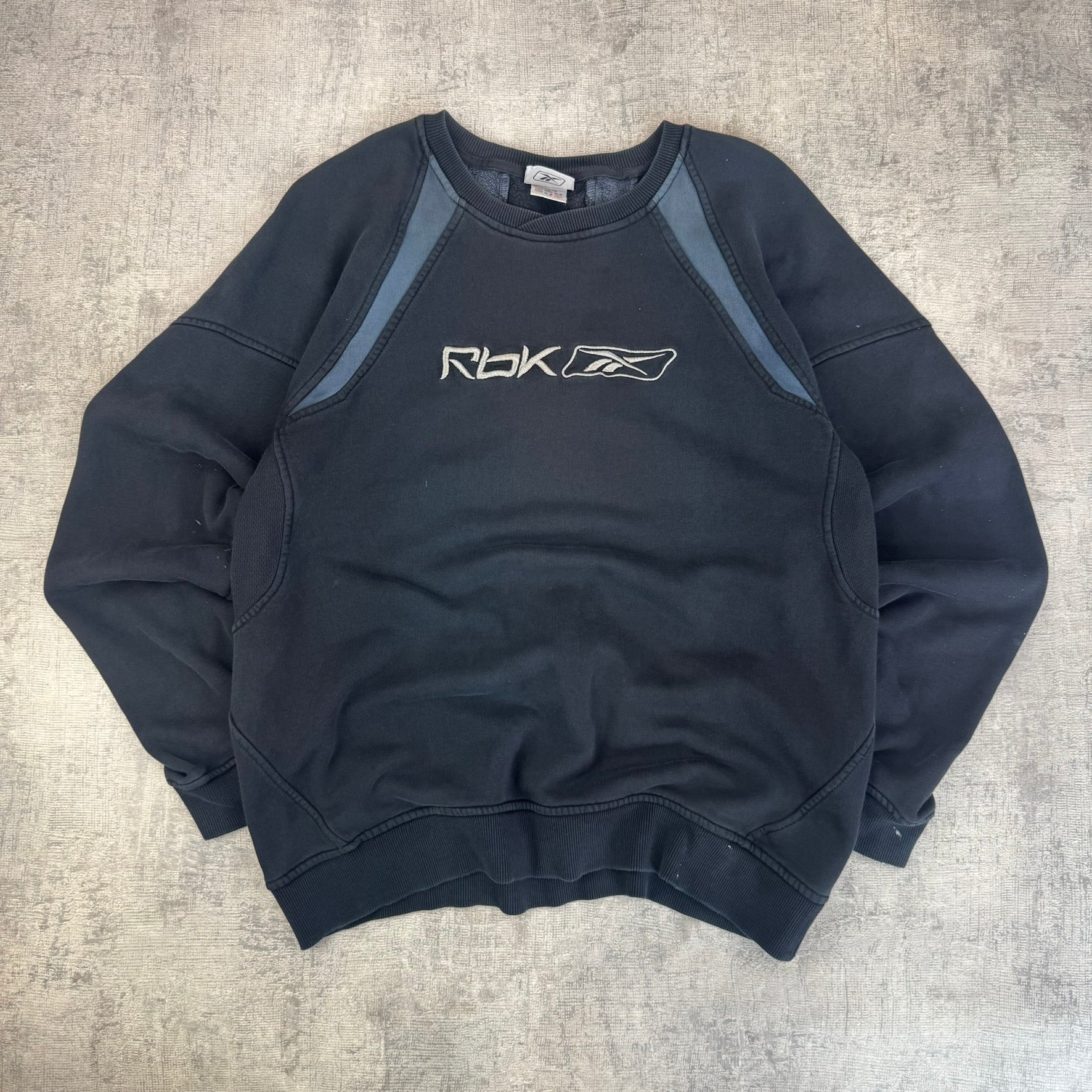 Vintage 90's Reebok Crewneck - Men's Black (XL)
