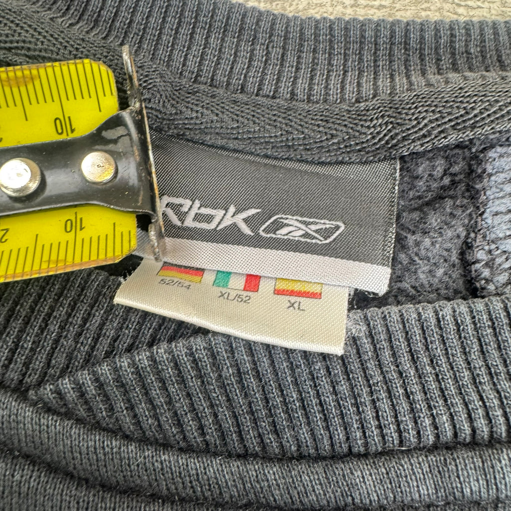 Vintage 90's Reebok Crewneck - Men's Black (XL)