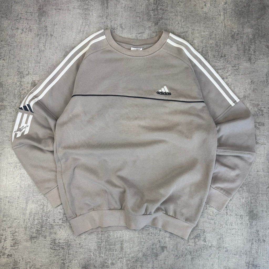 Vintage Adidas Crewneck - Men's Beige (L)